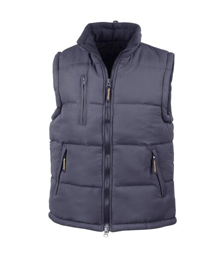 Mens Ultra Padded Bodywarmer Water Repellent Windproof Jacket Navy Blue Result