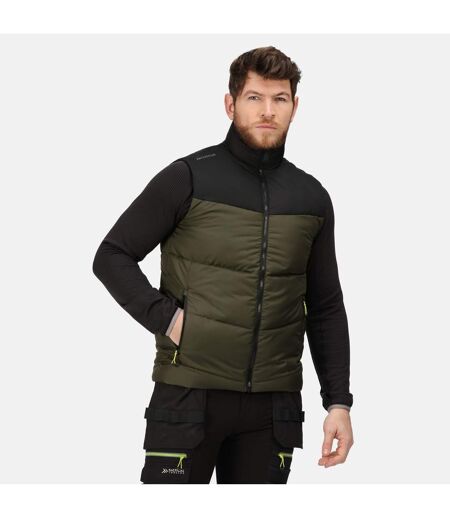 Regatta Mens Regime Insulated Body Warmer (Dark Khaki/Black) - UTRG6347