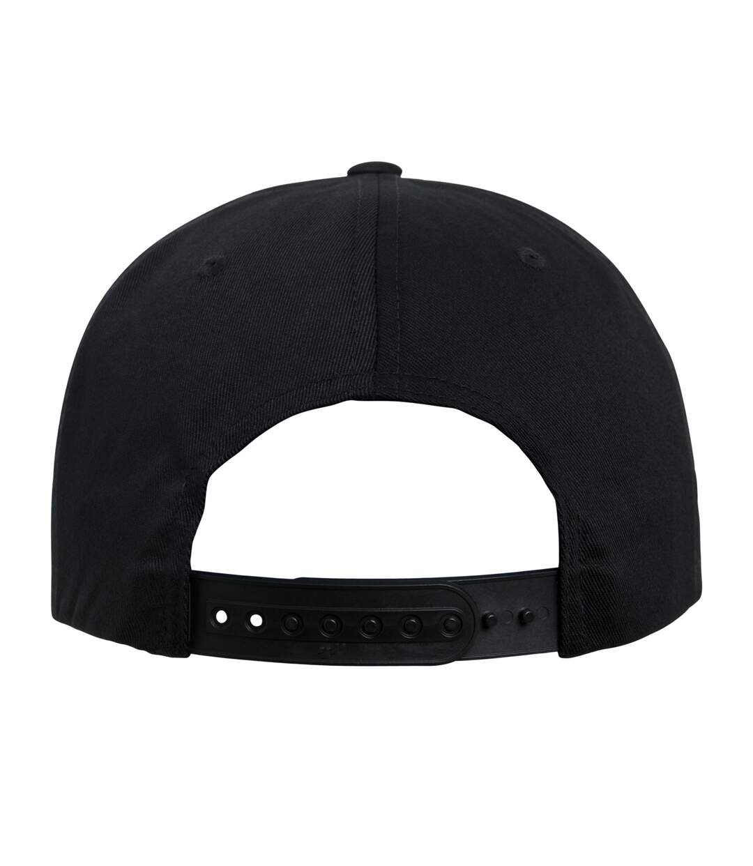 Casquette ajustable flexfit adulte noir Yupoong-2