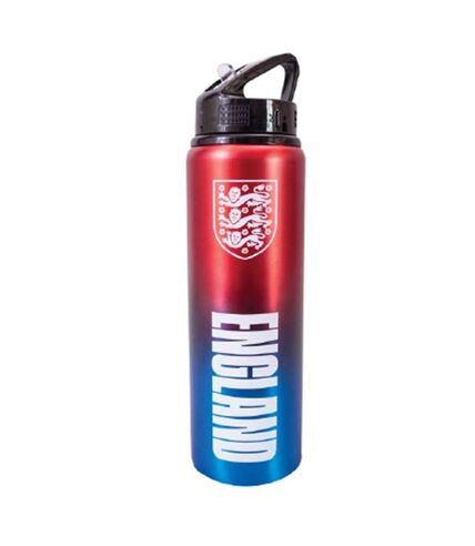 Fade aluminium 750ml water bottle one size blue/red England FA