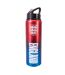 Fade aluminium 750ml water bottle one size blue/red England FA