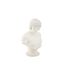 Buste Homme en Résine Centurion 25cm Blanc-1