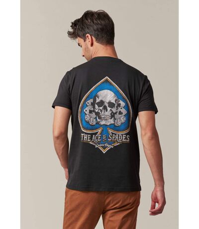T-shirt manches courtes col rond imprimé rock DICE