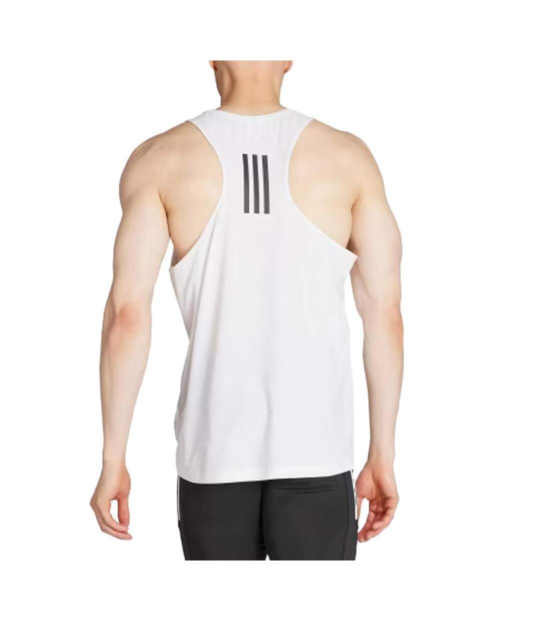 Débardeur blanc homme adidas otr - l-2