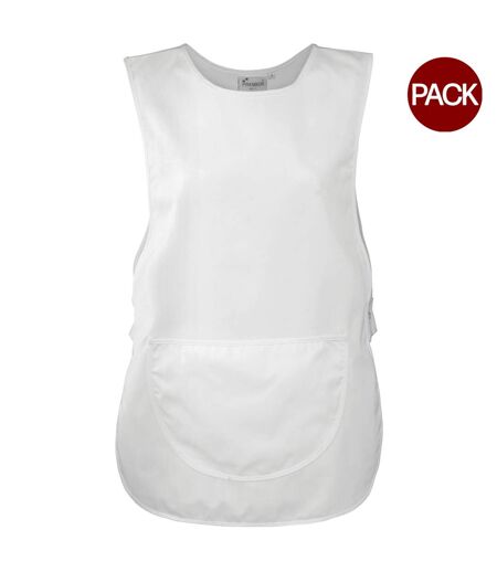 Premier - Tabliers avec poche - Femme (Blanc) (XXL) - UTRW7031