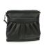 Eastern Counties Leather Womens/Ladies Leona Ruched Leather Purse (Black) (One Size)