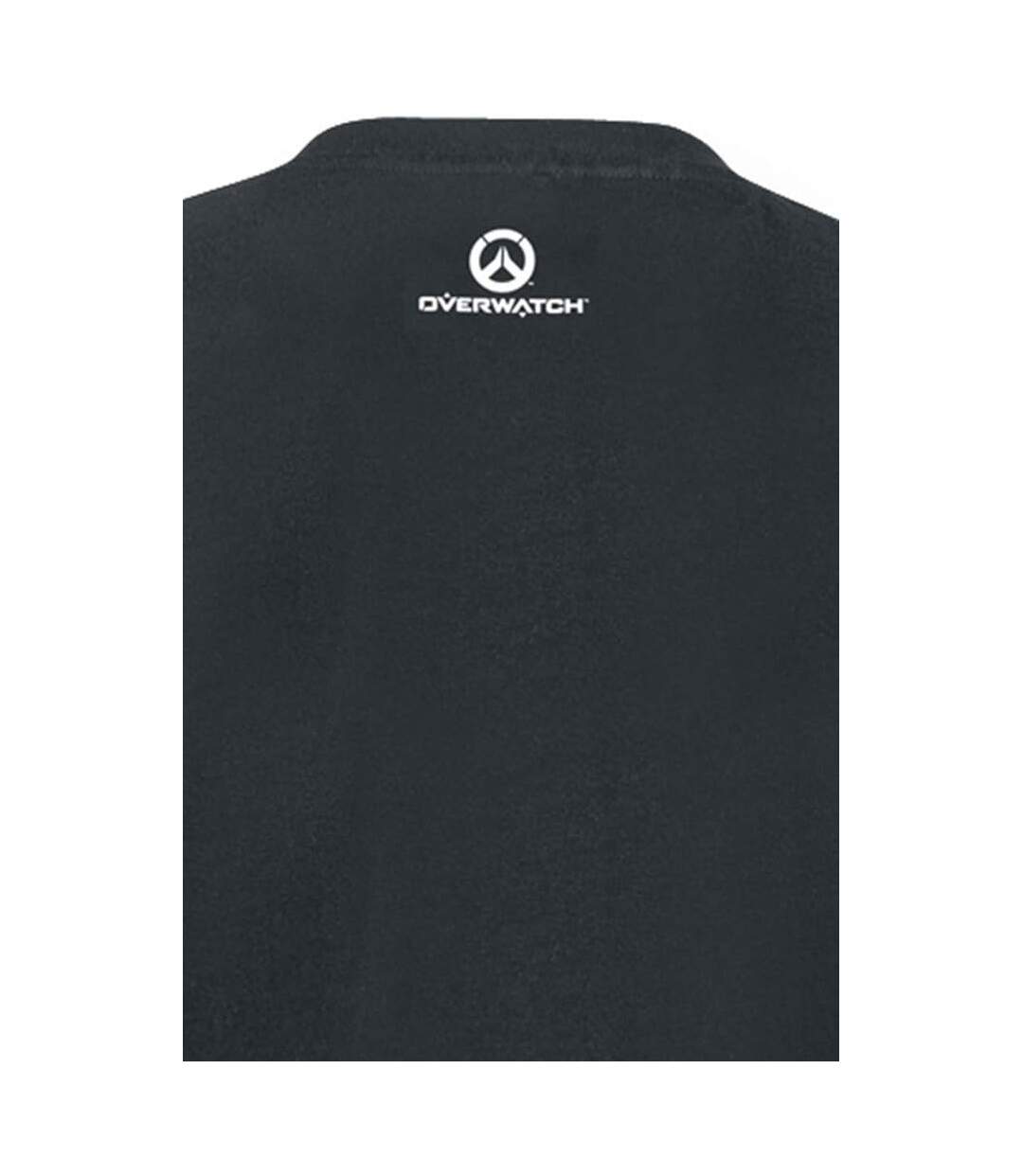 T-shirt Motif/style Symbole Homme Noir Blanc Jaune Overwatch-4