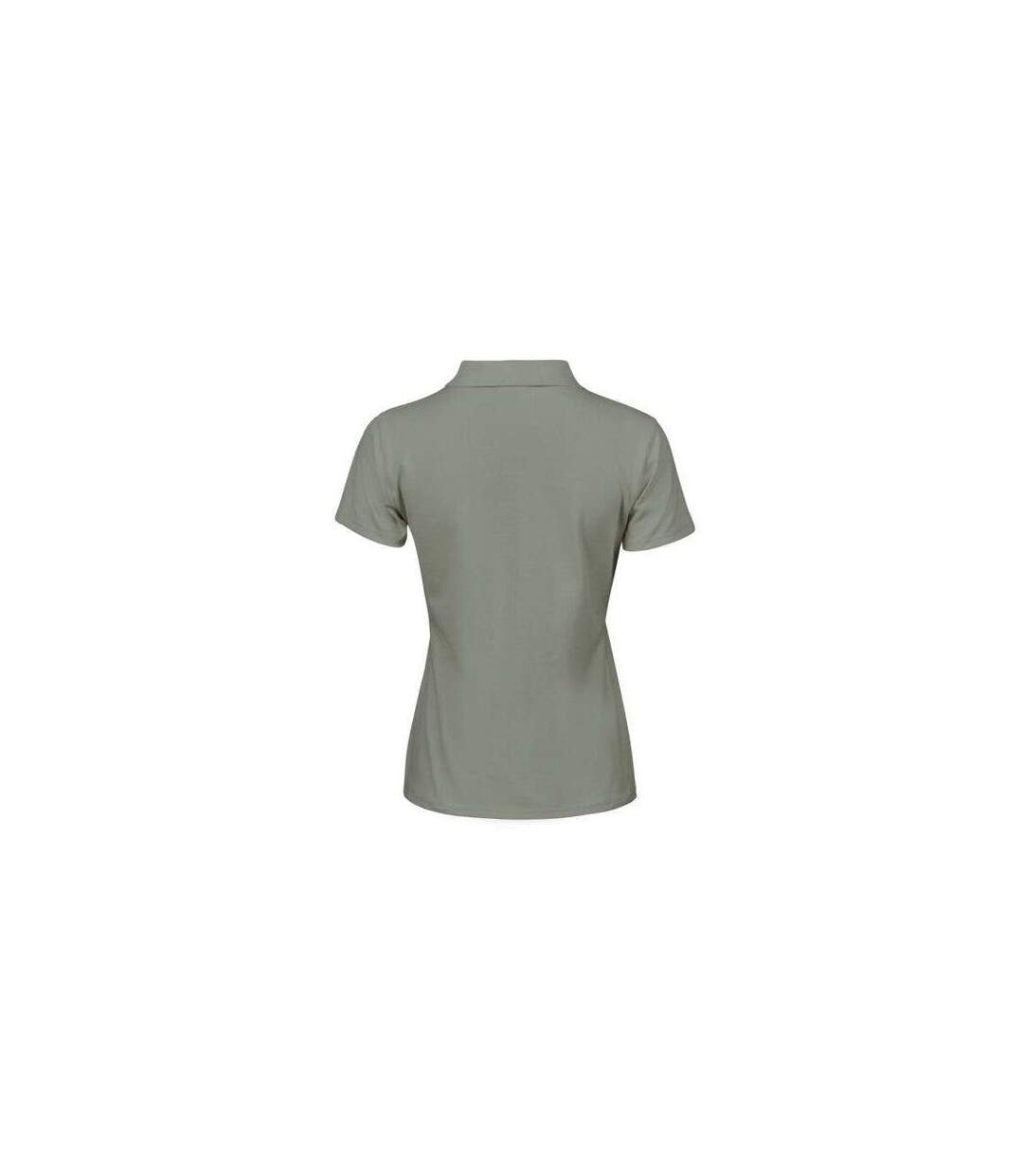 Womens/ladies Luxury Stretch Short Sleeve Polo Shirt Sage Tee Jays-4
