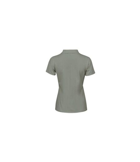 Womens/ladies Luxury Stretch Short Sleeve Polo Shirt Sage Tee Jays