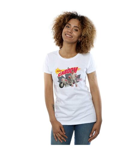 Disney T-shirt en coton Womens/Ladies Toy Story 4 Duke Caboom King Of The Jump (Blanc) - UTBI44355