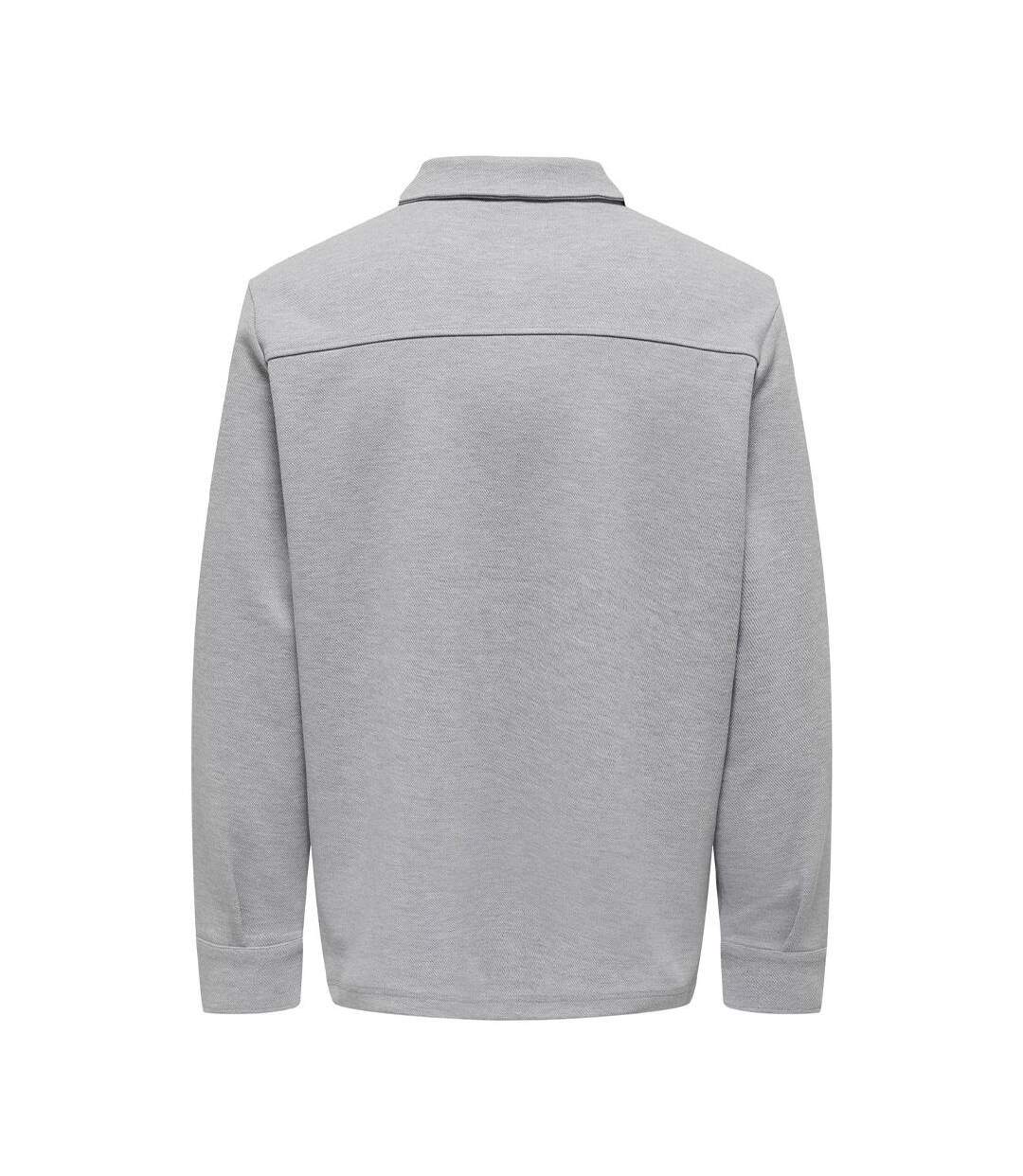 Veste grise clair homme only & sons 22021279-2