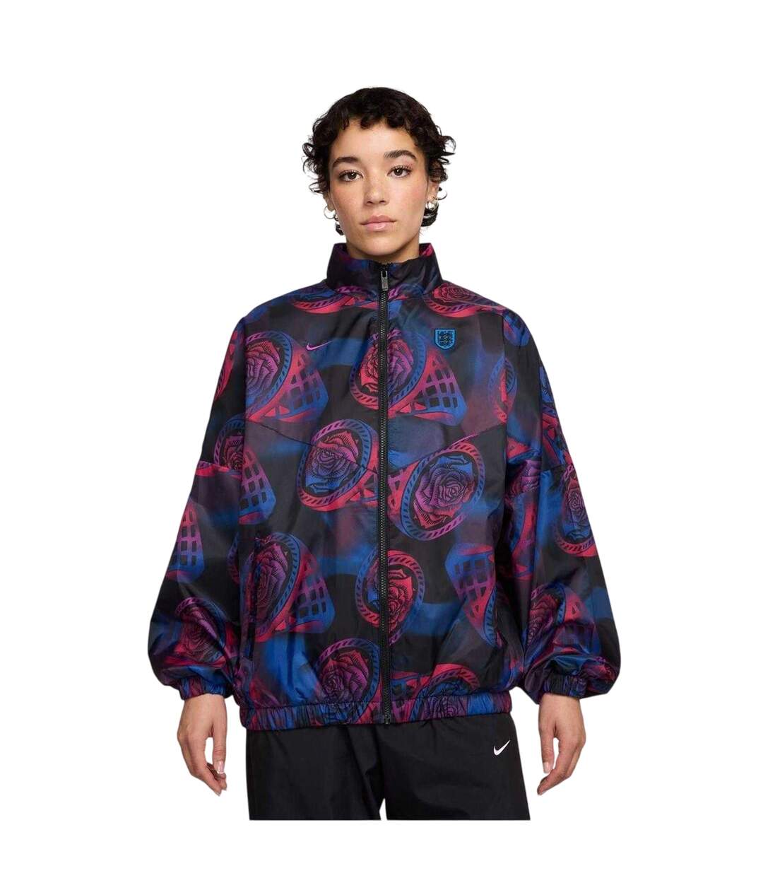 Veste Coupe-vent Motif/style Angleterre Essential Femme Noir Nike-1