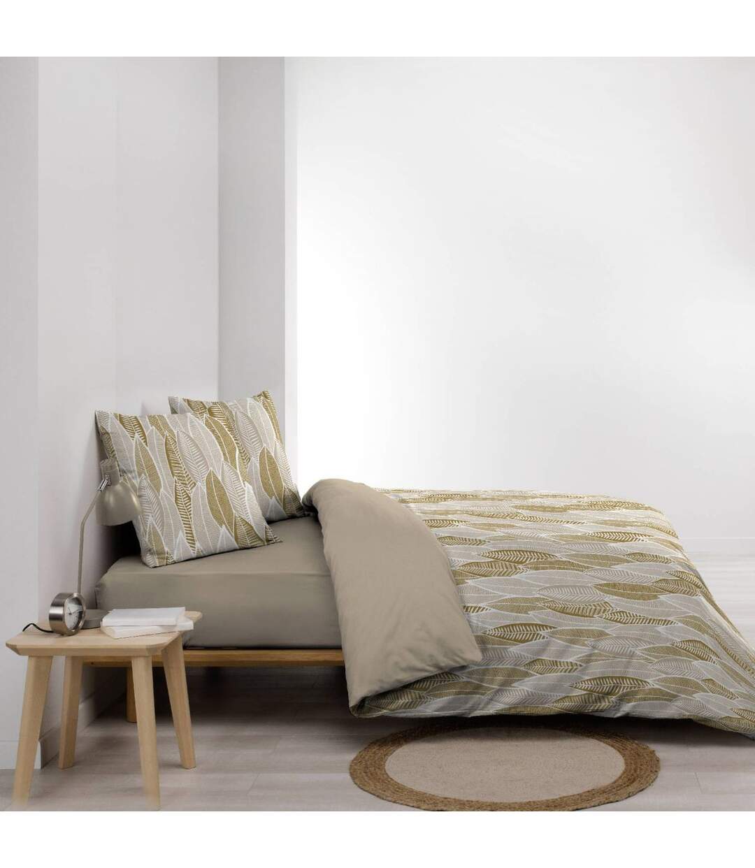 Parure de Lit 3 Pièces Kim 240x220cm Naturel-3