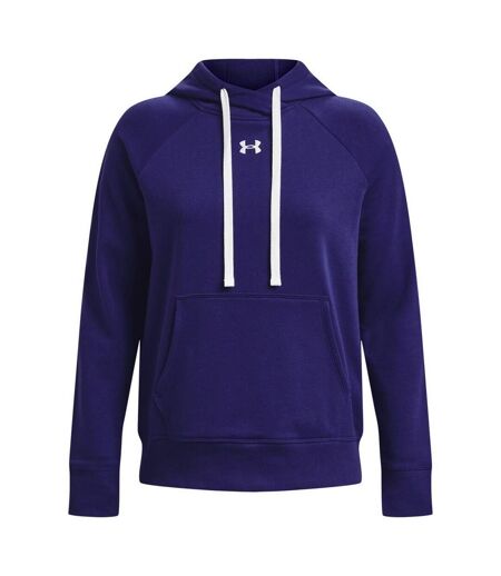 Sweat À Capuche Rival Femme Bleu Marine Under Armour