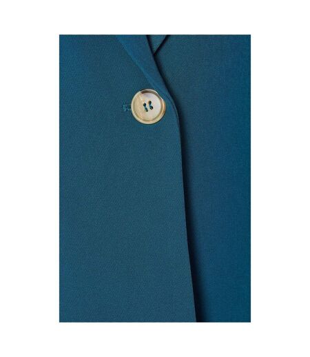 Womens/ladies Single-breasted Blazer Teal Principles