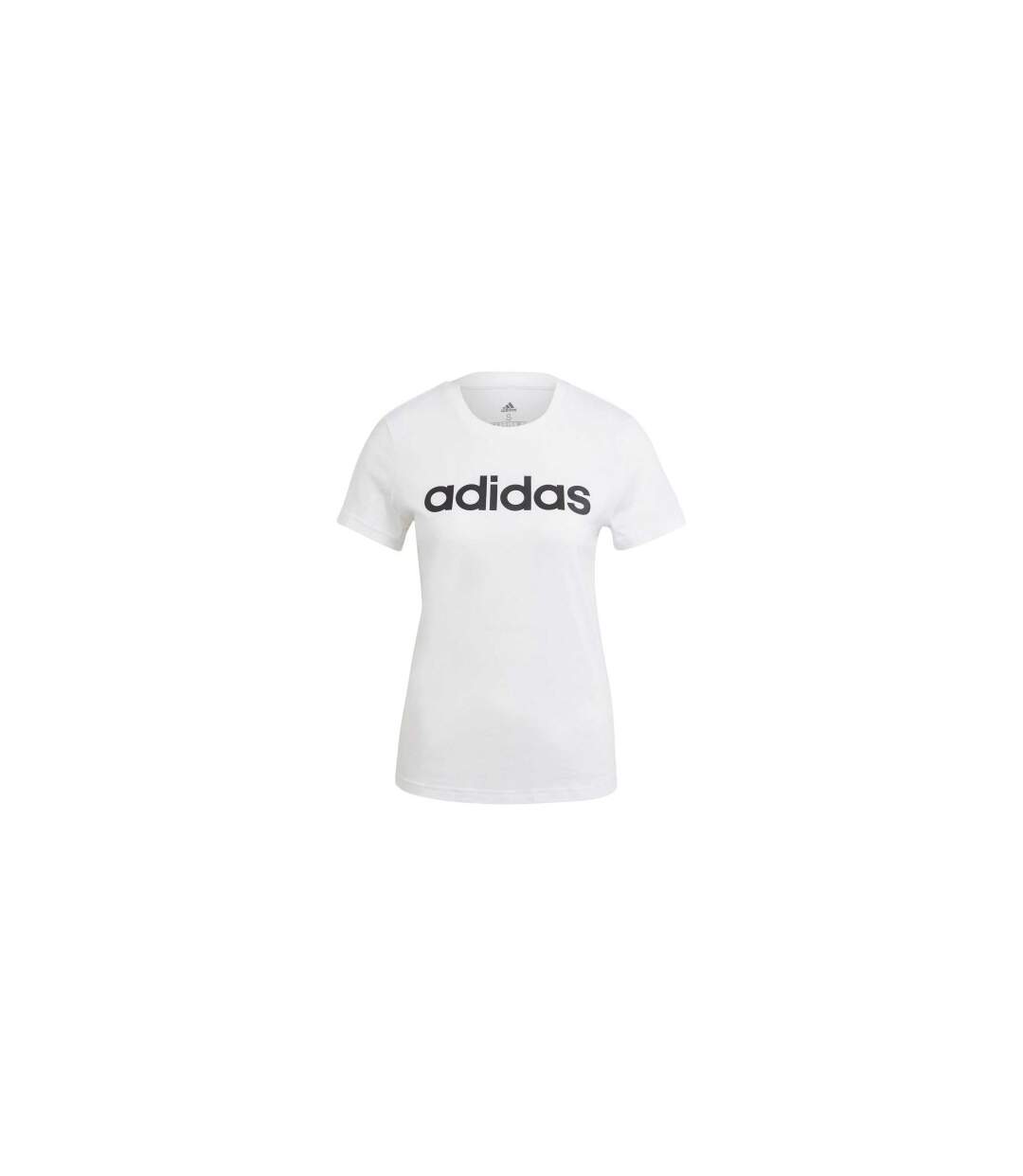 T-shirt Motif/style Logo Femme Noir Adidas-1
