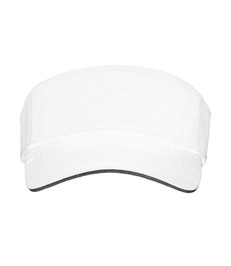 Casquette visière adulte unisexe blanc/noir SOLS