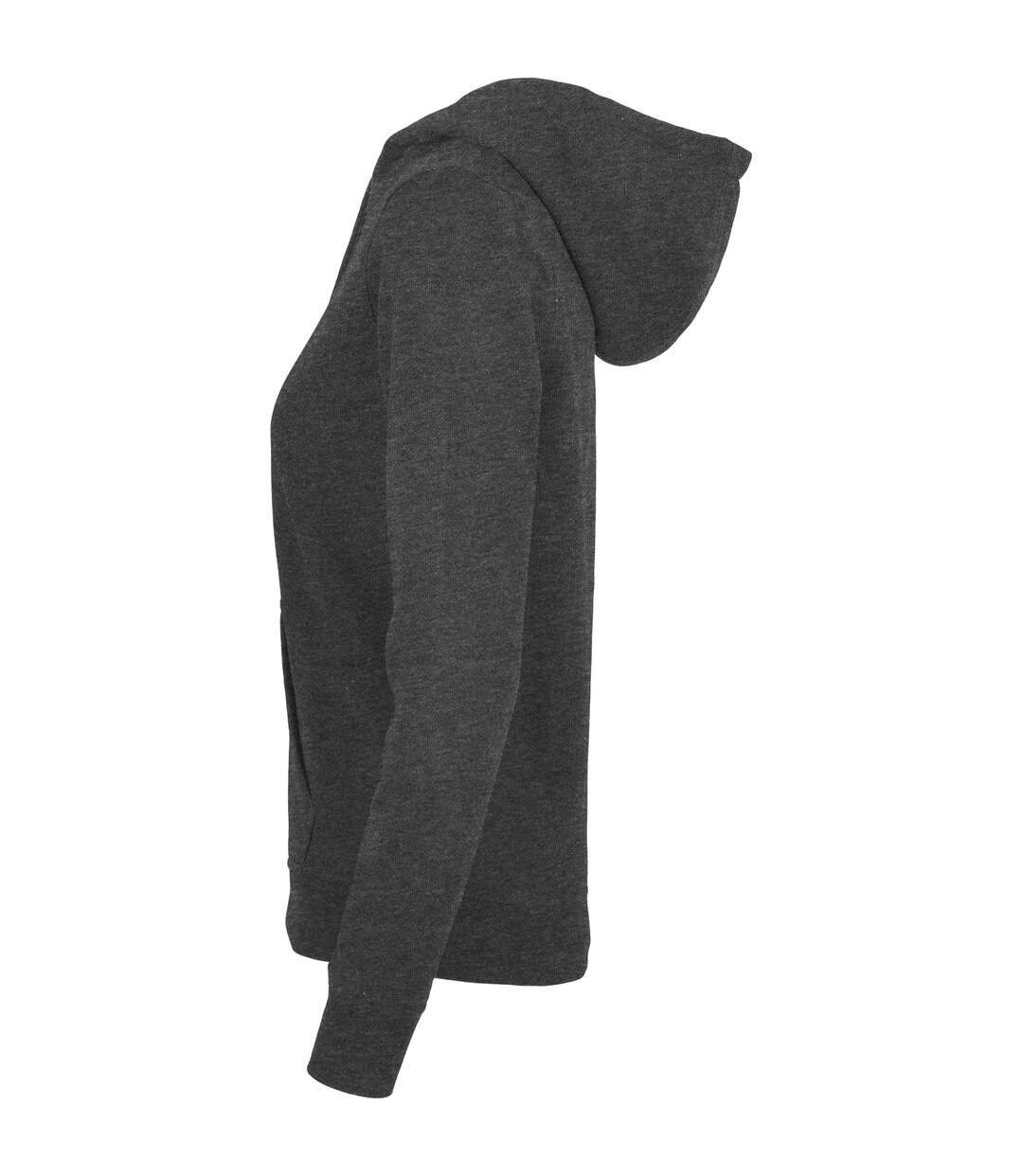 Sweat À Capuche Basic Femme Anthracite Build Your Brand-4