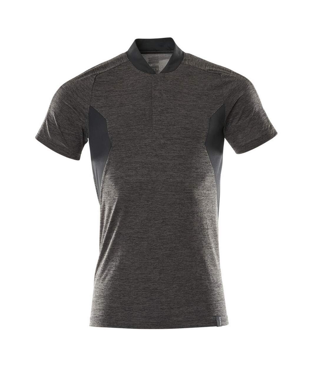 Mens Accelerate Polo Shirt Dark Anthracite Black Mascot-1
