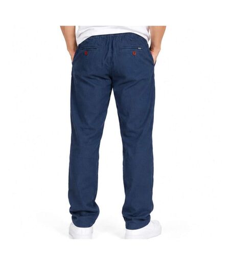 Pantalon fluide bleu homme rms26 lin