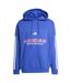 Sweat À Capuche Sport Motif/style À Rayures House Of Tiro Nations Pack Adulte Bleu Clair Blanc Adidas-2