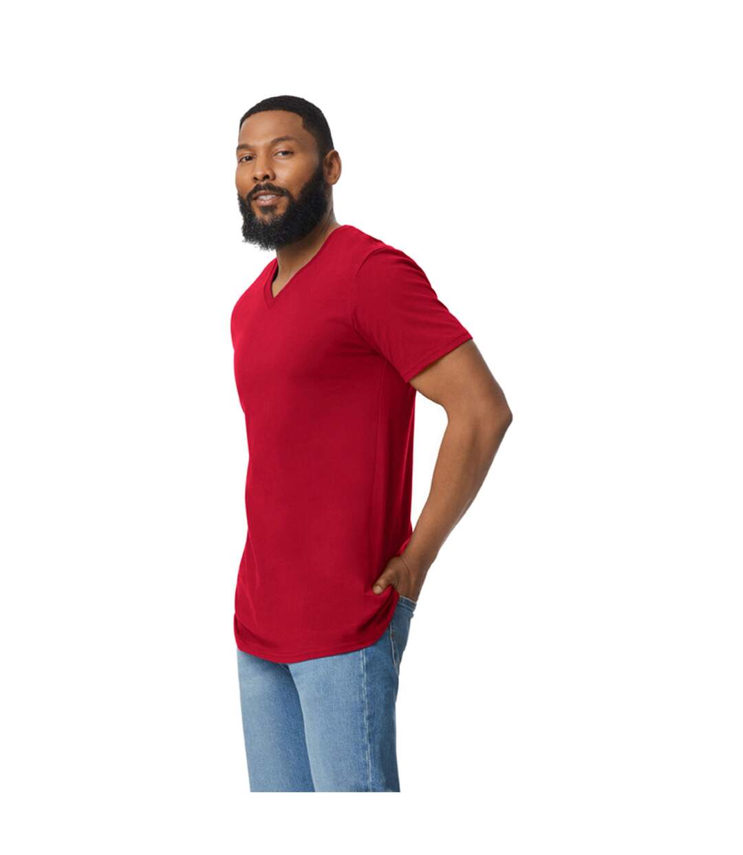 T-shirt Softstyle Adulte Rouge Vif Gildan-1