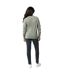 Unisex adult denali recycled cotton undyed sweatshirt heather green Iqoniq-4