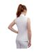 Womens/ladies sophia sleeveless show shirt white pearl HyFASHION