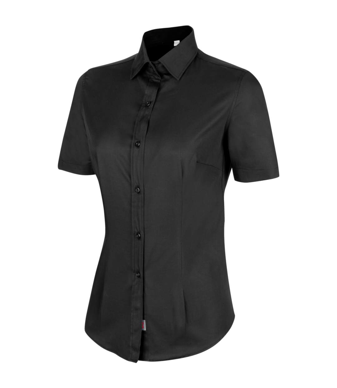 Chemise premium femme manches courtes Würth MODYF noire-1