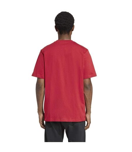 T-shirt Motif/style Linéaire Homme Rouge Adidas