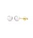 Boucles d'oreilles Full Moon Pearl, Perle d’imitation-1