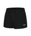 Womens/ladies Fleece Shorts Black Slazenger-3