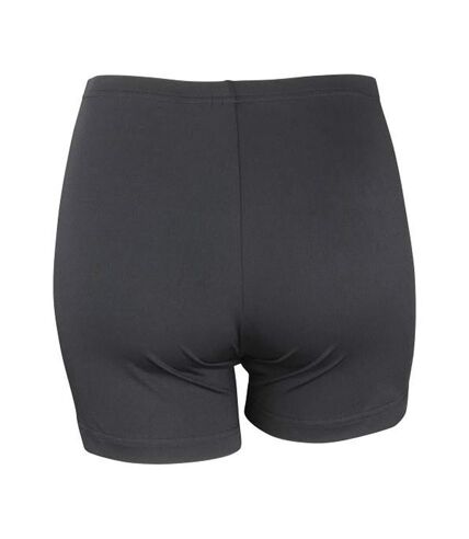 Spiro Womens/Ladies Impact Softex Quick Dry Shorts (Black) - UTPC2624
