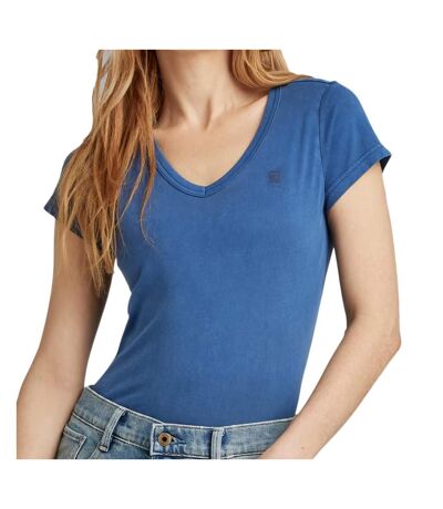 T-shirt Bleu Electrique Femme G-Star Raw Eyben - XS