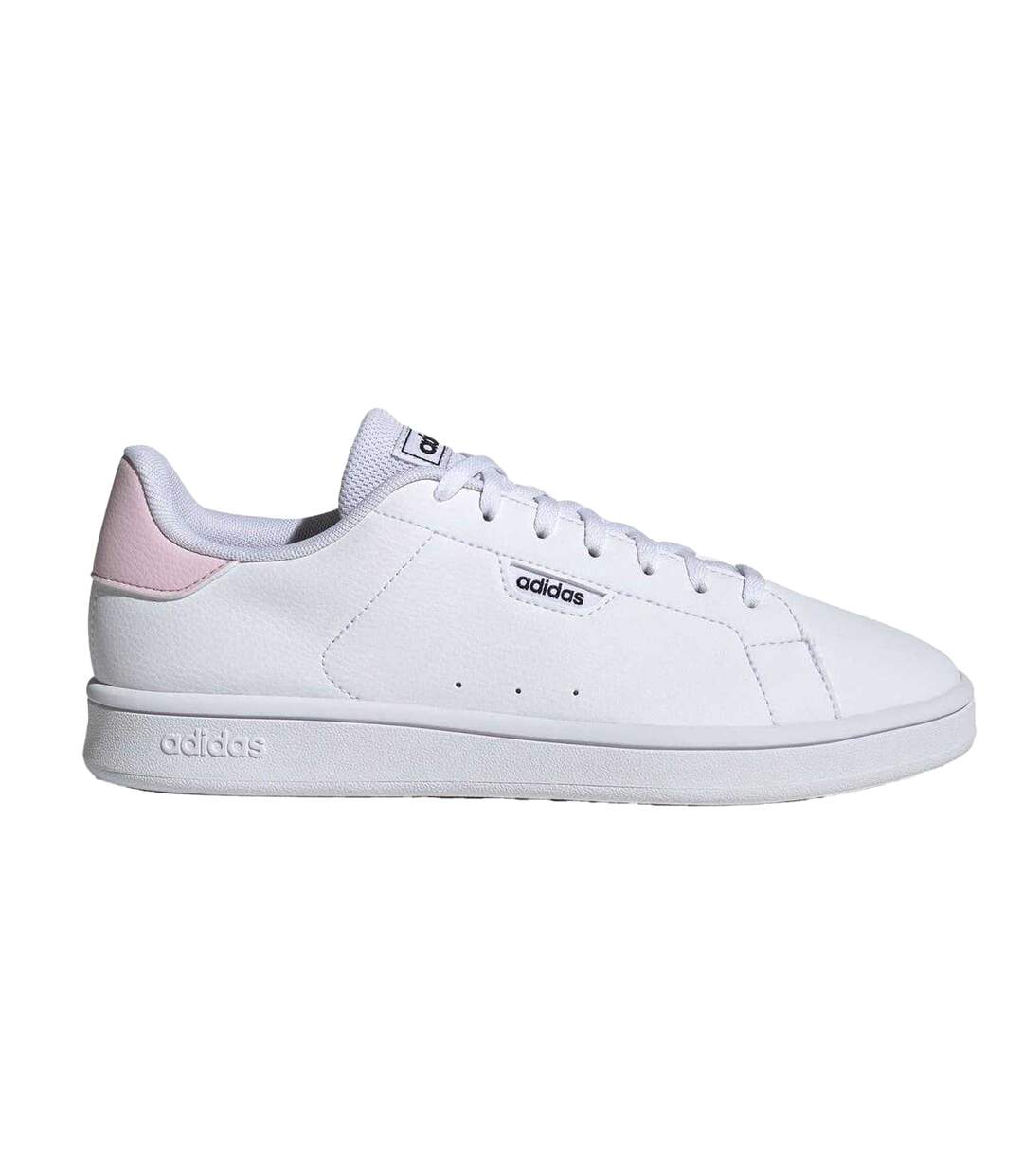 Womens/ladies Urban Court Shoes White Pink Adidas-1