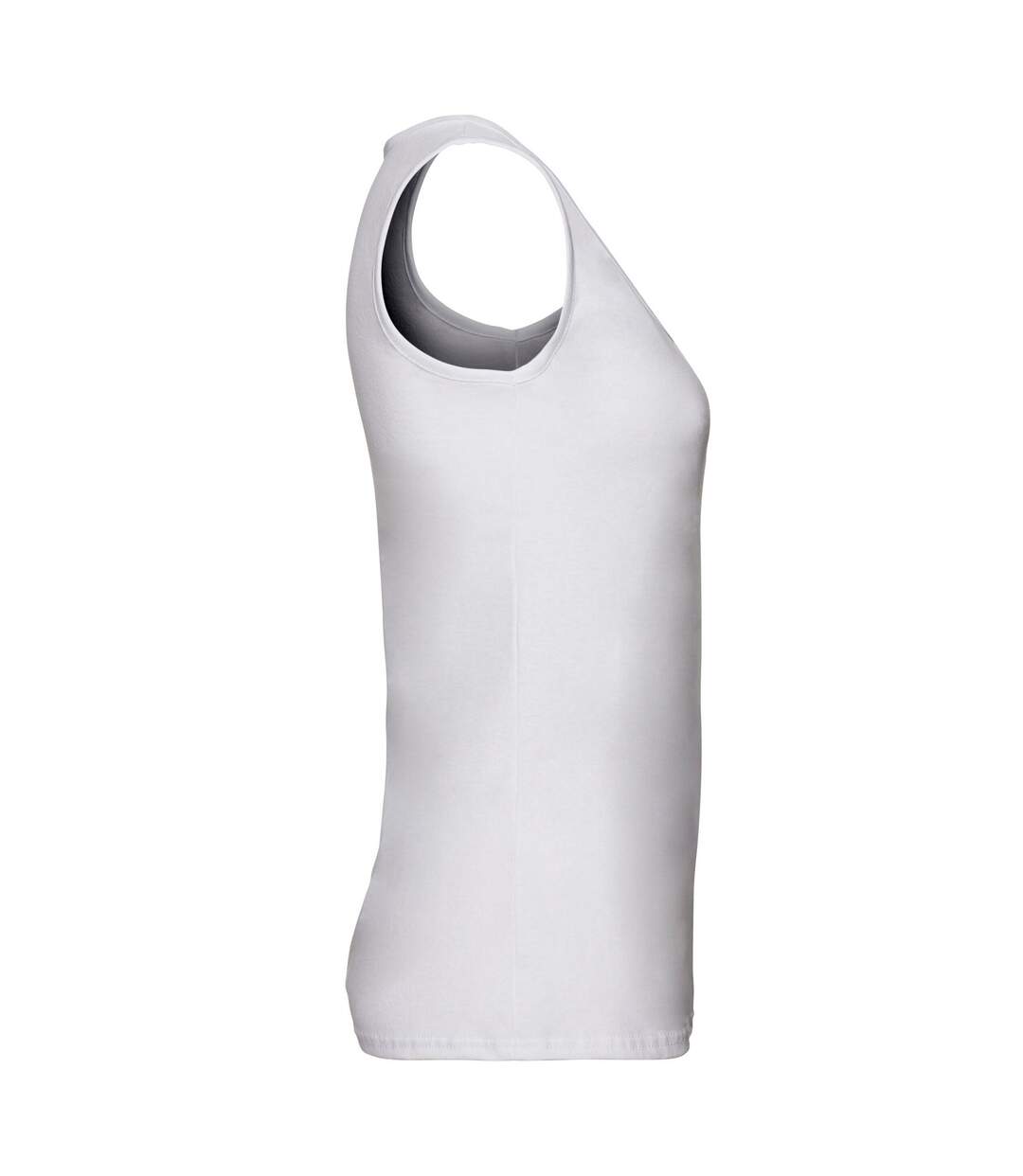 Womens/ladies valueweight lady fit vest top white Fruit of the Loom