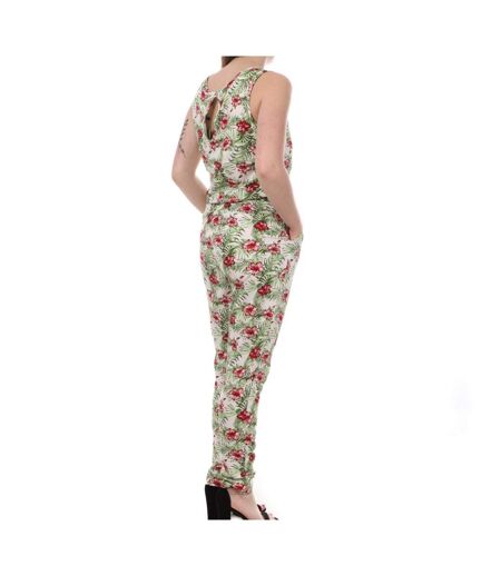 Combinaison Blanche/Fleurs Femme Vero Moda Easy - S