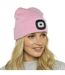 Ladies Led Beanie Hat | Knitted Rechargeable Beanie with Headlamp-3