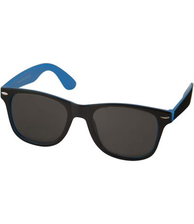 Bullet Sun Ray Sunglasses - Black With Colour Pop (Process Blue/Solid Black) (14.5 x 15 x 5 cm) - UTPF261