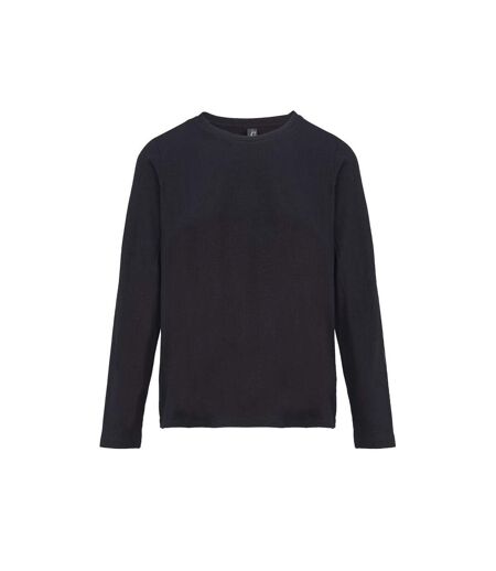 T-shirt manches longues FEMME - 04443 - noir