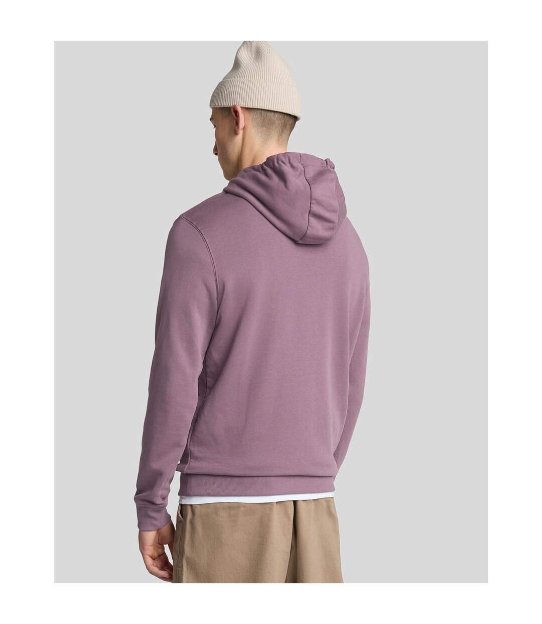 Sweat À Capuche Homme Violet Lyle & Scott-3