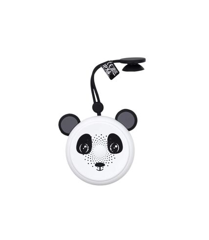 Enceinte Ventouse Waterproof Panda 22cm Blanc