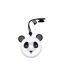 Enceinte Ventouse Waterproof Panda 22cm Blanc