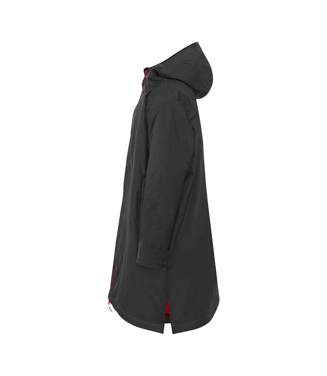 Unisex Adult All Weather Waterproof Jacket Black Red Finden & Hales-4