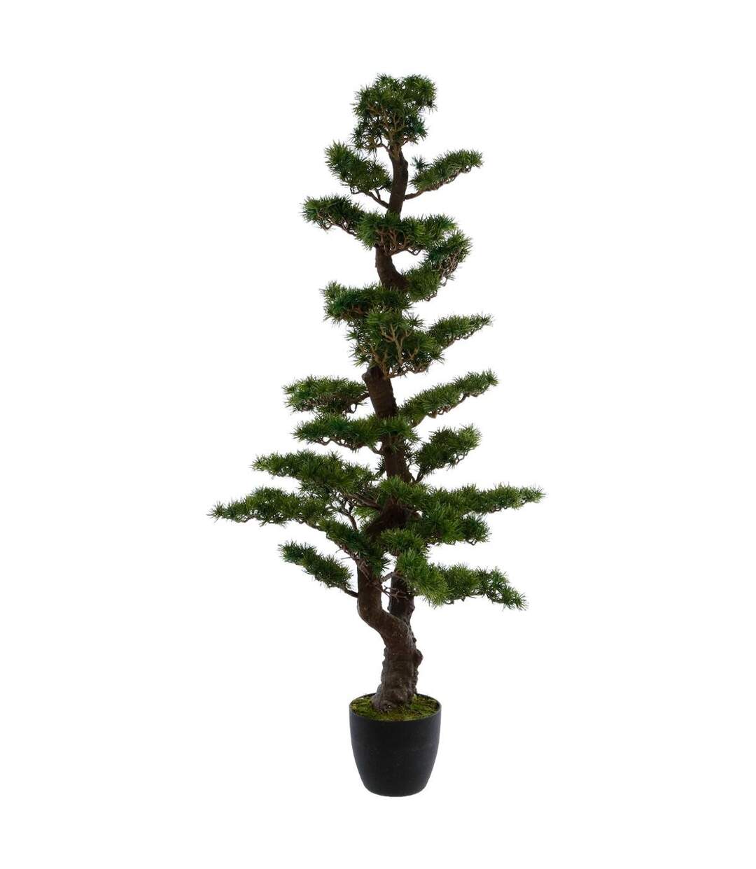 Plante Artificielle Bonsaï 151cm Noir-1