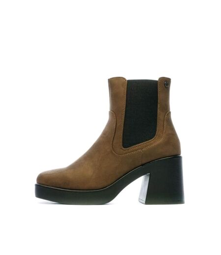 Bottines marron femme xti chelsea