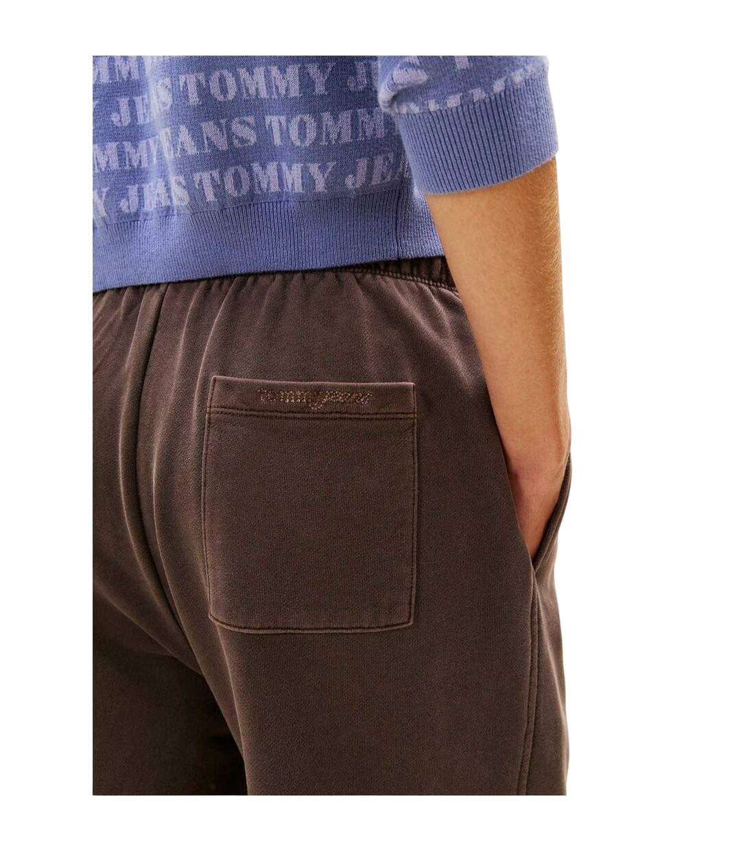 Pantalon De Jogging Femme Noir Marron Clair Tommy Jeans-4