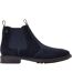 Bottines chelsea nelson homme bleu marine Base London