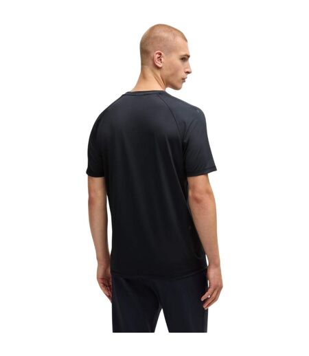 T-shirt Manches Raglan Motif/style Logo Tonal Homme Bleu Foncé Boss