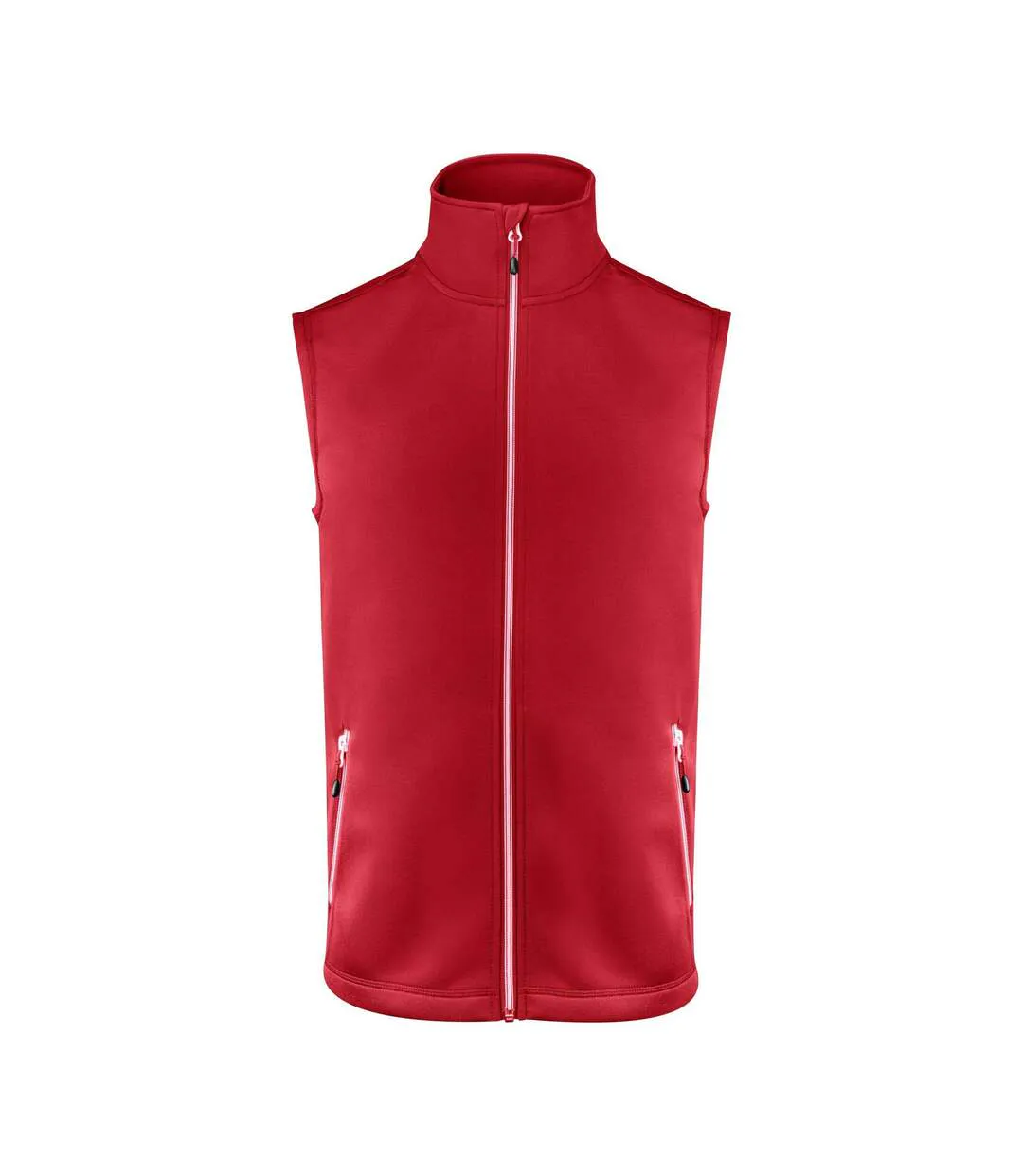 Mens Powerslide Gilet Red Printer-1